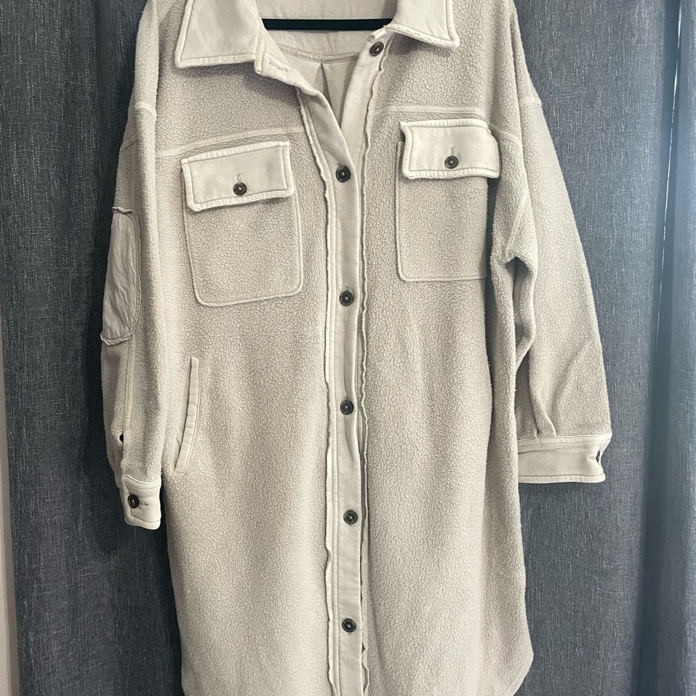Free people long shacket